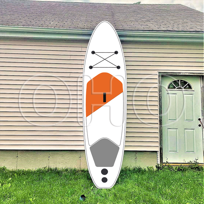 White Long Surfboard